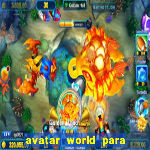 avatar world para imprimir e colorir